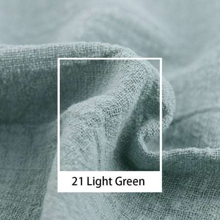 

3m Soft DIY Crafts Linen Cloth Sewing Textile For Clothes Thin Tablecloth Solid
