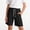 Black, variant on ITSAME Shorts for Boys Girls, Knitting Cotton Loose Fit Elastic Waist Summer Comfort Casual Shorts Purple Size 11-12