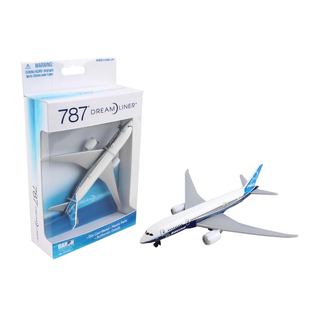 Avión de juguete Daron Boeing 787 de metal fundido a presión para niños mayores de 3 años
