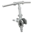 thumbnail image 3 of DYNWAVECA Pool Accessory Relaxation Easy Installation Decoration Double Head Outdoor Ornament Sturdy Pool Sprinkler Gray, 3 of 6