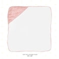 thumbnail image 3 of Spasilk Baby Hooded Towel Bath Set, Muslin Printed Hood, Pack of 2, Pink Shells, 3 of 8