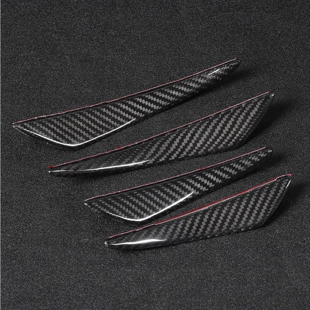 Air 4 Unids/set Universal Fibra De Carbono Parachoques Canards Alerón De Labios Apto Para