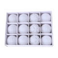 thumbnail image 6 of Hvmvliv Christmas Ornaments 12Pc 2.34inch Flocking Christmas Tree Balls Boxed Velvet Shatterproof Xmas Tree Pendant Holiday Hanging Decorations White, 6 of 6