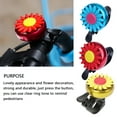 thumbnail image 3 of Kids Funny Flower Bell Children Girls Cycling Handlebar Iron Horns Mountain Road Bike Cycling Safety Warning Alarms Red, 3 of 9