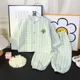 thumbnail image 3 of Conjunto de ropa de dormir de algodón de nube para niños, ropa de hogar con estampado de dibujos animados para niños y niñas, traje de dos piezas, cárdigan para primavera, otoño y verano, 3 of 5