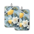 thumbnail image 7 of Yayeee Pot Holders Kitchen Heat Resistant with Pocket 7"x9.8" Cotton Oven Cooking Hot Pads, Lemon Pattern, 7 of 7