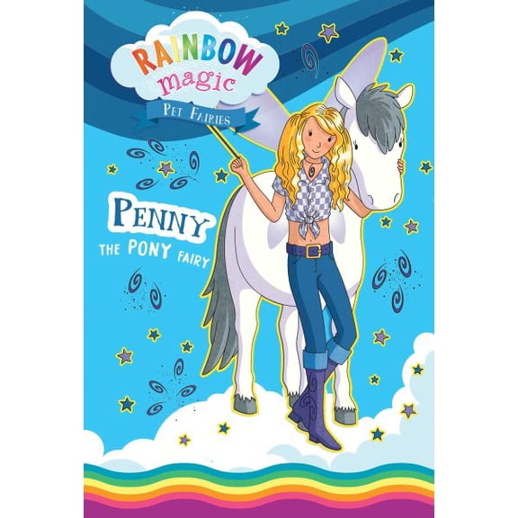 Pre-Owned Rainbow Magic Rainbow Magic Pet Fairies Book #7: Penny the Pony Fairy, Book 7, (Paperback)