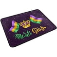 thumbnail image 2 of GZHJMY Mardi Gras Door Mats Non-Slip Washable Indoor Outdoor Entrance Welcome Floor Mat for Kitchen Bathroom Bedroom Home Decor, 23.6"x15.7", 2 of 7