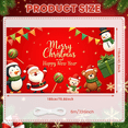 thumbnail image 4 of Christmas Theme Merry Christmas Banner New Year Decoration Holiday Backdrop Santa Claus for Christmas Party Indoor Decoration Festival Celebration, 4 of 9