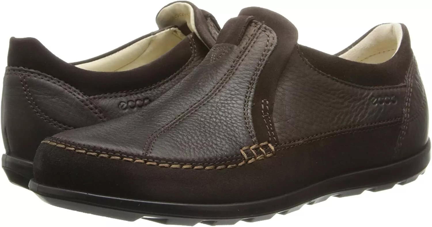 ECCO S Lite Hybrid Sneakers Shoes Mens 12 - 12.5 EU 46 Brown Leather Slip On Amazon.com | ECCO Men main image 4