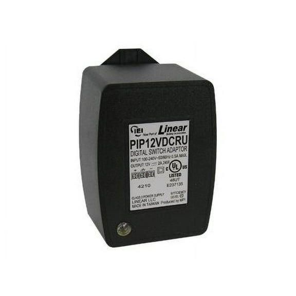 Linear PIP12VDCRU - Power adapter - AC 100-240 V - 24 Watt