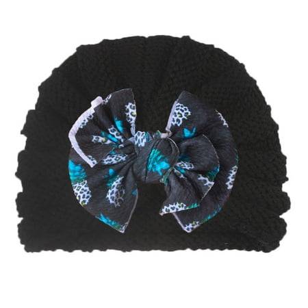 

Aayomet Girls Elastics Hat Colorful Baby Bowknot Turban Cap Boys Baby Care Baby Girl Cap One Size