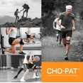thumbnail image 5 of Cho-Pat Dual Action Knee Strap, Provides Full Mobility and Pain Relief for Arthritic, Weakened Knees, Tendonitis, Osgood Schlatter’s, Meniscus Tears, and Chondromalacia, Tan, Large, 5 of 6
