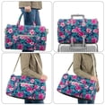 thumbnail image 5 of Garronmavis Large Quilted Duffle Bag for Women, Tropical Floral Weekender Bag with Luggage Sleeve, Lightweight Carry On Overnight Bag Travel Gym Bag for Airplane Travel, 5 of 7