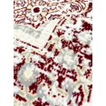 thumbnail image 7 of 5' x 7' Feet Burgundy Deep Red Ivory Beige Medallion Traditional Vintage Oriental Area Rug Carpet, 7 of 7