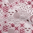 thumbnail image 1 of oneOone Cotton Flex Pink Fabric Asian Japanese Pattern Sewing Material Print Fabric By The Yard 40 Inch Wide, 1 of 4