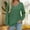 Army Green, variant on QUNYINEY Solid Shirts for Women Trendy V Neck Long Sleeve Casual Cotton Tops Loose Fit Basic Pullover Classic T-Shirt Fall Blouses for Women 2025