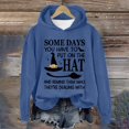 thumbnail image 4 of Some Days You Have To Put On The Hat Hoodie Halloween Witch Hoodies for Women Funny Graphic Sweatshirt Pullover Tops, 4 of 5
