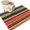 Deep Navy, Crimson Red, variant on Area Rugs 3'x5', Retro Striped Carpet Runner Indoor Outdoor Rugs Home Decor Aesthetic, Minimalist Horizontal Stripes Lines Colorful Non Slip Mats Washable Accent Rug for Living Room Bedroom
