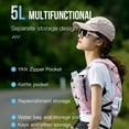 thumbnail image 3 of YOUGLE Hydration Vest Pack 5L Lightweight Running Backpack for Hiking Trail Running Race Marathon, 3 of 8