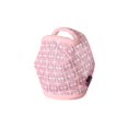 thumbnail image 2 of Máscara antimoscas para caballo Tackmore de malla estampada con acolchado de fleece rosa, 2 of 7