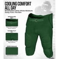 thumbnail image 2 of Exxact Sports Proline Youth Integrated Football Pants with 7 Flex Pads, Lightweight Football Practice Pants for Protection (YM, Dark Green), 2 of 7