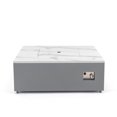 thumbnail image 4 of Danby Engineered Marble Convertible Propane Fire Table , Square, White and Grey, 4 of 6