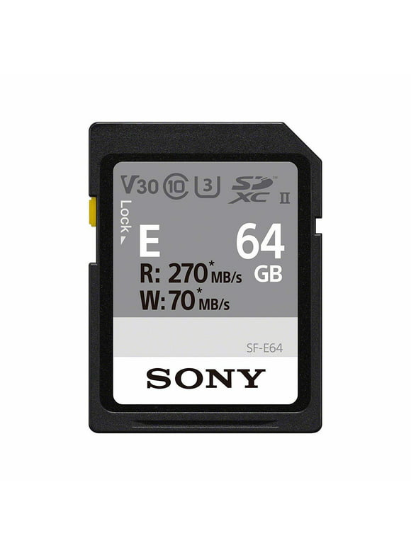 Sony 64GB E-Series High Speed SD Card