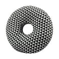 thumbnail image 3 of Donut Pillow Ear Piercing Pillow with Removable Pillowcase, Neck , O Black, 3 of 8
