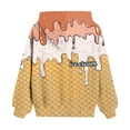 thumbnail image 5 of Taybagh Hoodies for Teen Girls Ice Cream Print Print Velvet Classic Hoodie Teen Sweatshirts Size 10-12 Crewneck, 5 of 5