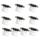 thumbnail image 4 of HEANUJJ 10Ud Bisagras De Resorte Para Puerta Con Automático En Plateado Duradero, 4 of 8