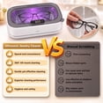 thumbnail image 4 of Ultrasonic Jewelry Cleaner,48KHz 350 ML Ultra Sonic Cleaner for Jewelry,Eyeglass,Rings,Watch Band,Dentures,Gift for Wife,Mom,Daughter, 4 of 8
