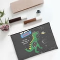 thumbnail image 6 of Cauagu Space Dino Cartoon Black for Tyvek Makeup Bag,Reusable Travel Cosmetic Bag Women Organizer Toiletry Bag Birthday,Gifts for Women Girlfriend Mom Teacher 6.5’’*8.9’’, 6 of 7