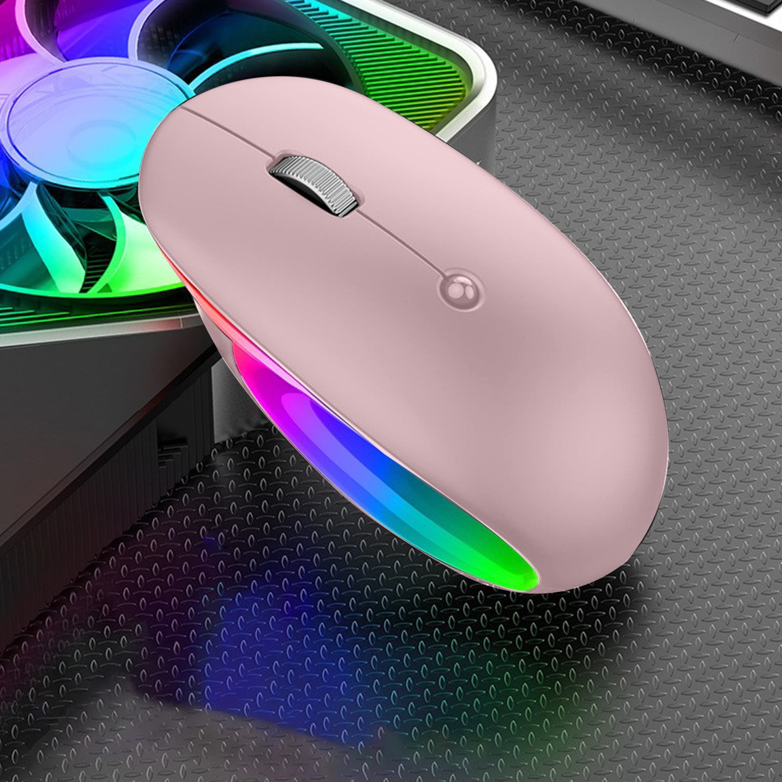 Iumwxz Wireless Bluetooth Mouse Unique Design Type-C Fast Charging Long Battery Life Colourful Led Light Adjustable Dpi Adaptable to A Wide Range of Devices home decor christmas clearance indoor