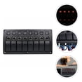 thumbnail image 1 of PAMINGONO 1Set Ship Panel Replacement Black with Multi Appliance Control for Vehicles Yachts and Boats, 1 of 8