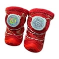 thumbnail image 2 of BotaniNest 1 Pair Of 2PC Shoes Chinese Year Tang Style Button Elastic Easy To Use, 2 of 7