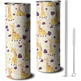 thumbnail image 1 of 40 oz tumbler with handle… (giraffe), 1 of 1