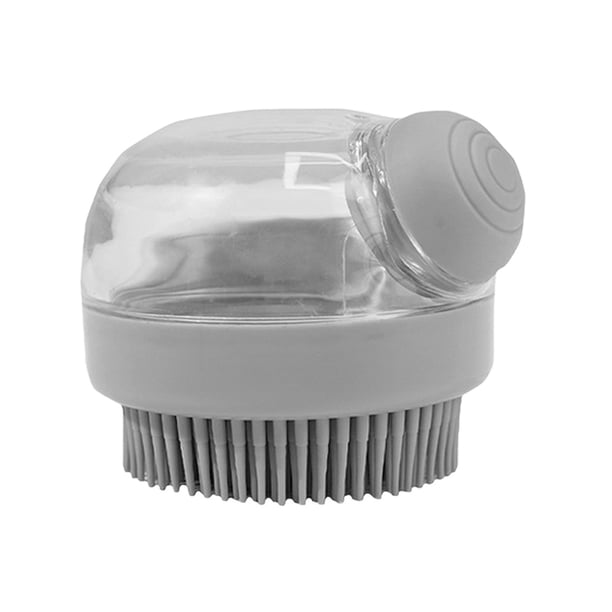 Cepillo de ducha para mascotas y perros Cepillo de masaje Cepillo funcional para limpieza Suministros para gatos de pelo dorado Cepillo de silicona práctico
