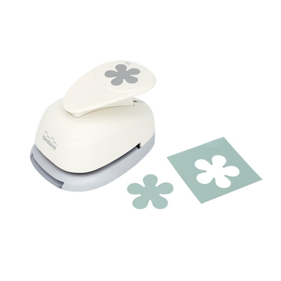 Bira Craft 1.5 inch Flower 3 Lever Action Craft Punch for Paper Crafting Scrapbooking