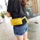 thumbnail image 4 of Cinturón Fanny Packs Riñoneras Mujer Transparente Jelly Chest Bolsos (Amarillo) Likrtyny multifunción de oficina, 4 of 9