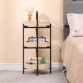 thumbnail image 4 of Space-Saving 3-Tier Organizer Shelf with Paper Rope Trays - Kitchen Counter & Bedroom Storage Solution (Eco-Friendly Woven), 4 of 8
