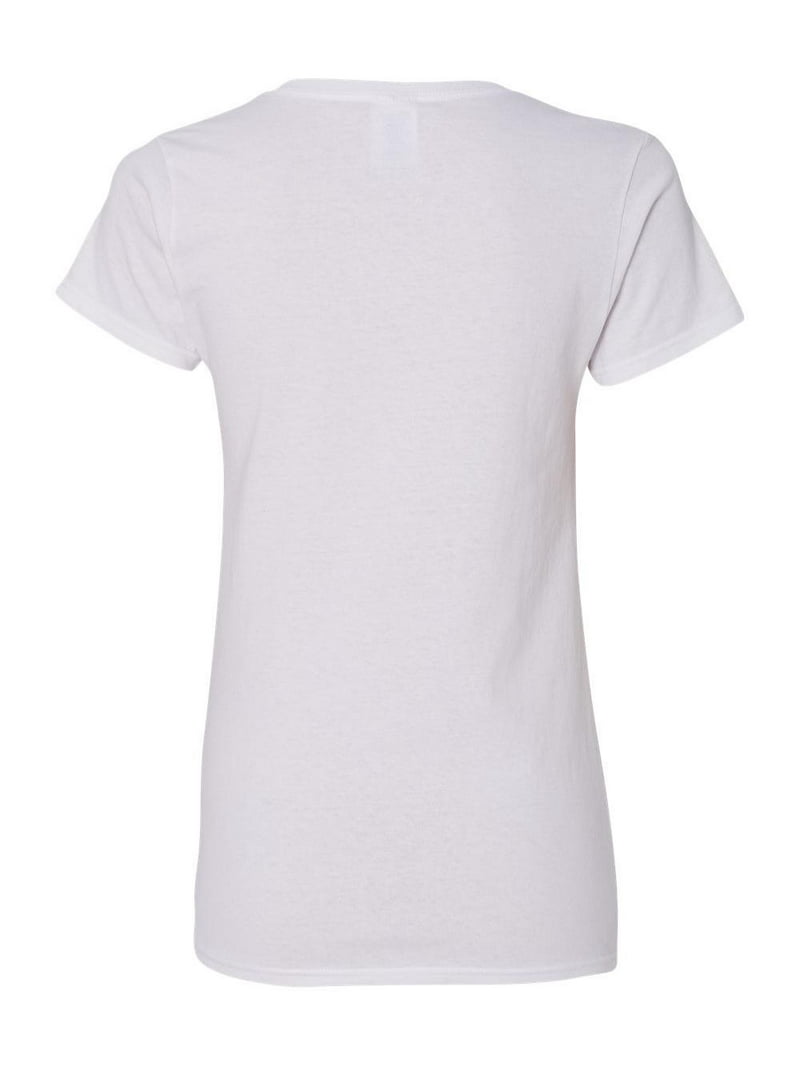 Gildan - Heavy Cotton Women's V-Neck T-Shirt - 5V00L - White