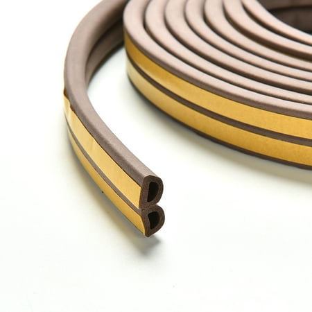 

5M E/D/I-type Foam Draught Self Adhesive Window Door Excluder Rubber Seal Strip