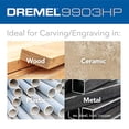 thumbnail image 3 of Dremel Max Life 9903Hp 1/8" (3.2Mm) Tungsten Carbide Carving Bit, Silver, 3 of 7