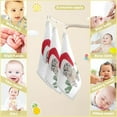 thumbnail image 3 of Dreamtimes 5 PCS Santa Cat Fir Tree Baby Muslin Washcloths, Merry Christmas Face Towel Burp Cloths Ultrasoft Absorbent Cotton Bath Wipes Towels for Newborn Boys Girls, 3 of 7