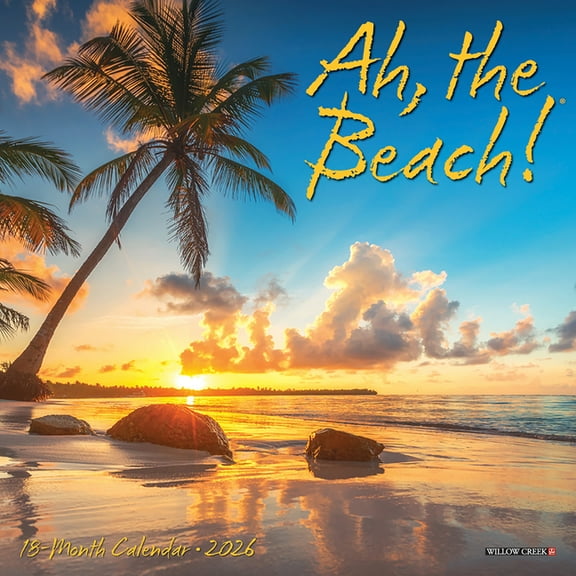 Ah the Beach! 2026 Mini Wall Calendar, (Paperback)
