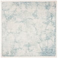 thumbnail image 2 of Safavieh Dip Dye Cyan Distressed Area Rug, Light Green/Ivory, 7' x 7' Square, 2 of 8