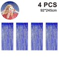 thumbnail image 1 of Foil Curtains Pack Metallic Fringe Curtains For Christmas Decorations, 1 of 5