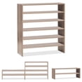 thumbnail image 2 of Giantex 3-in-1 Shoe Rack, 5-Tier Shoe Organizer, Wood Storage Shelf for Shoes, Multi-Shape Shoes Shelves Ideal for Entryway Hallway Bathroom Living Room (Natural, 3 Pcs (31" Lx12 Wx12 H)), 2 of 8