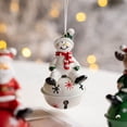 thumbnail image 4 of 2023 Christmas Bells Iron Pendant Santa Claus Vintage Iron Painted Ornaments XMAS Home Decoration Christmas Tree Decoration, 4 of 5